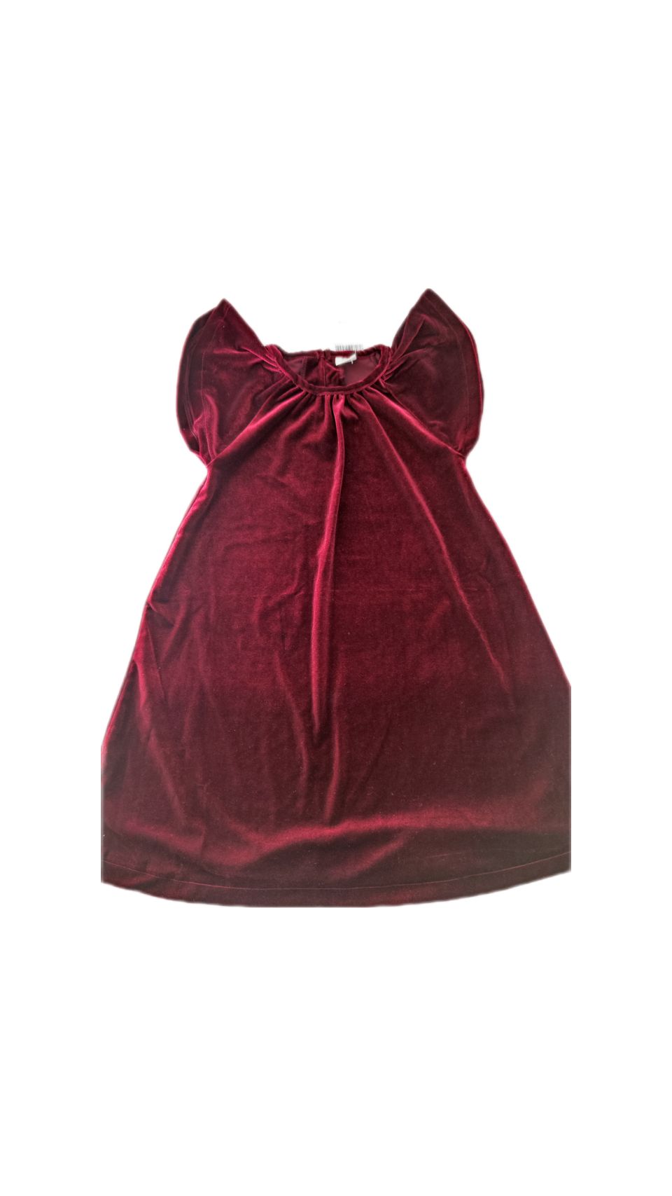Next burgundiška veliūro suknelė